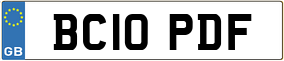 Truck License Plate